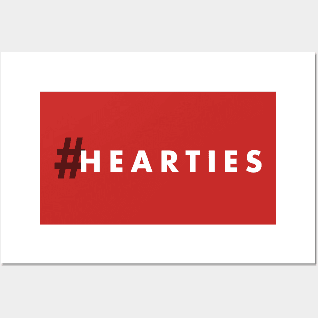 #Hearties Hashtag Wall Art by Hallmarkies Podcast Store